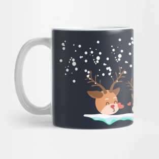 Christmas cute reindeer Mug